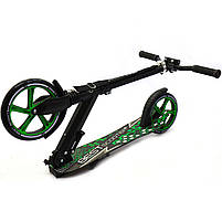 Самокат двоколісний BEST SCOOTER зелений, колеса PU (70875), фото 7
