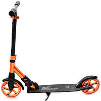 Самокат двоколісний BEST SCOOTER коричневий, амортизатор, колеса PU, 180 мм, до 100 кг (40388), фото 3