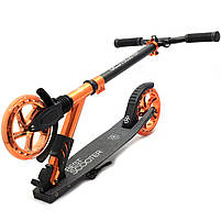 Самокат двоколісний BEST SCOOTER коричневий, амортизатор, колеса PU, 180 мм, до 100 кг (40388), фото 4