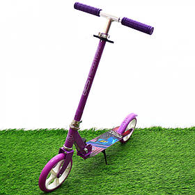 Самокат двоколісний Best Scooter фіолетовий, колеса PU - 200 мм (66052)