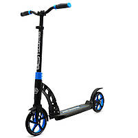 Самокат двоколісний BEST SCOOTER, 2 амортизатора, колеса PU, 200 мм, чорний, до 100 кг (44073), фото 2