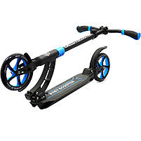 Самокат двоколісний BEST SCOOTER, 2 амортизатора, колеса PU, 200 мм, чорний, до 100 кг (44073), фото 5