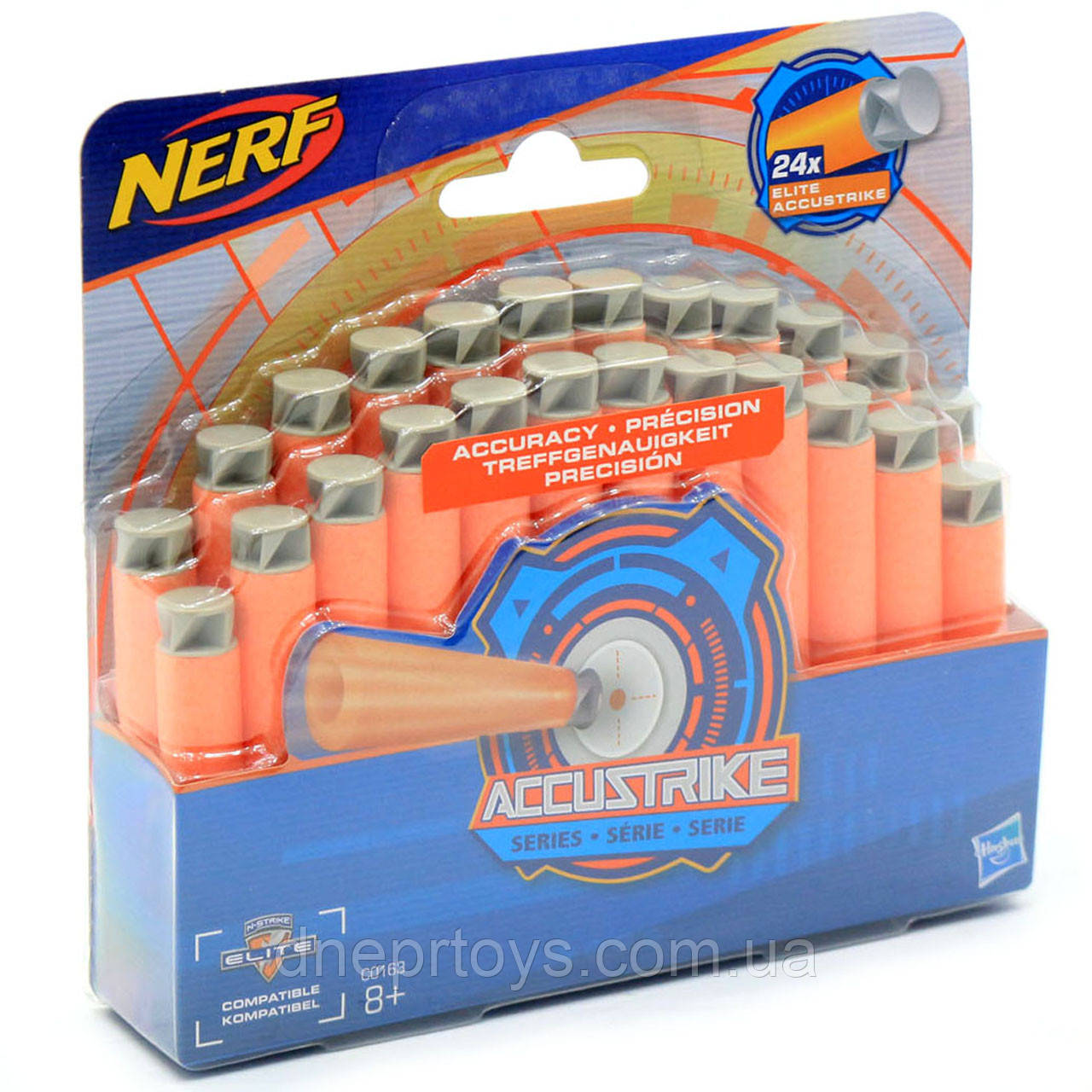 Набір патрони Hasbro Nerf Акустрайк 24 стріли (C0163), фото 1