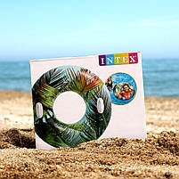 Надувний круг Intex Transparent Tube Пальми 97 см (58263), фото 2