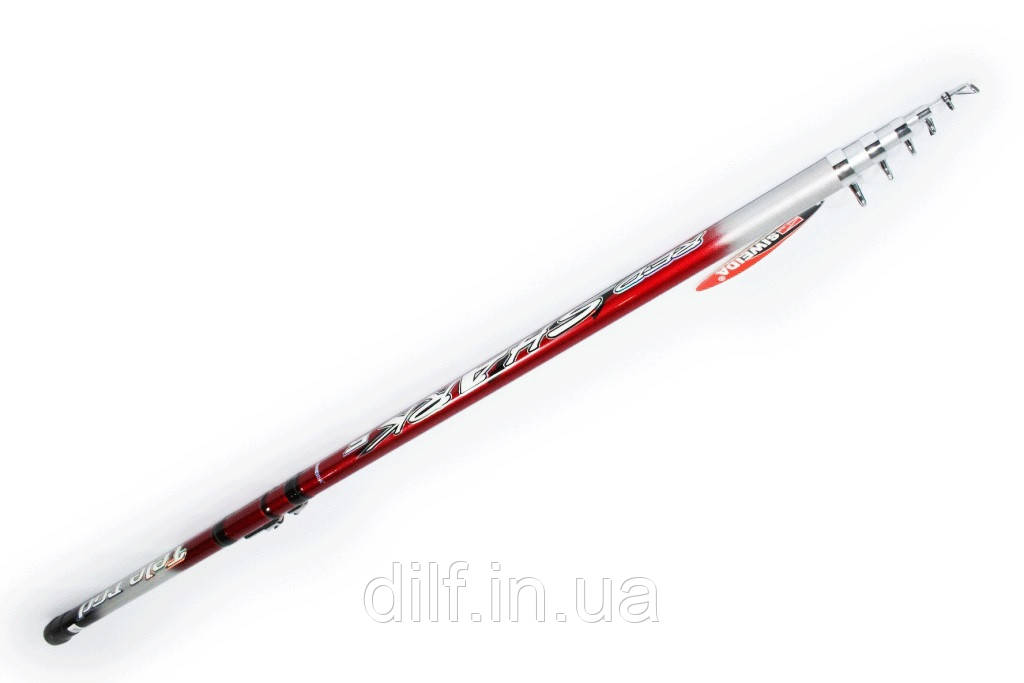 Вудка телескоп Siweida RED SHARK 5м c/к (болонська вудка з кільцями)