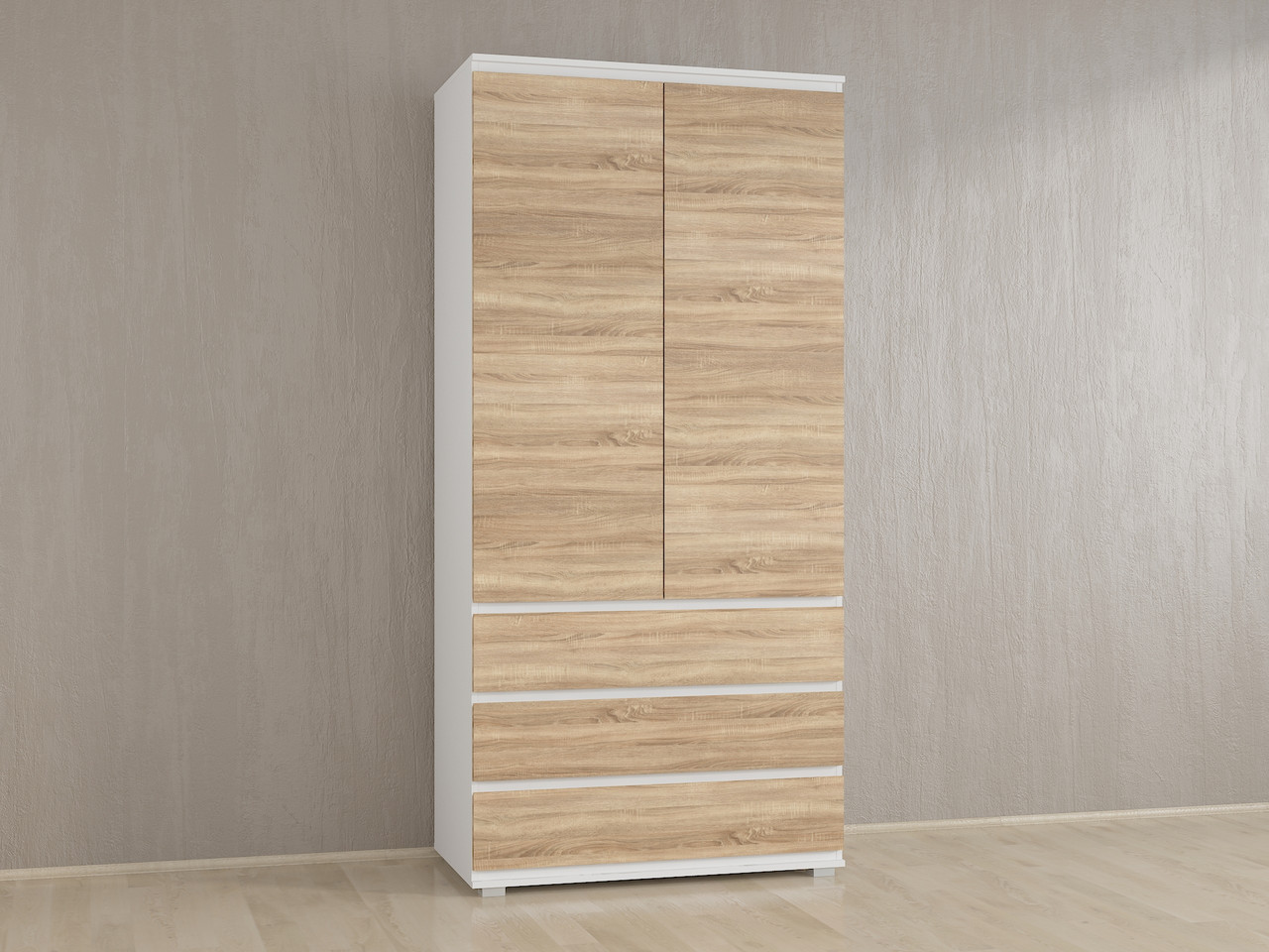 Стильный комплект мебели в гостиную / спальню Opendoors Стенка для гостиной Шкаф + Тумба + Комод - фото 3 - id-p1452703182