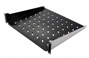 Полиця консольна Rackmount 19" 2U 450мм чорна