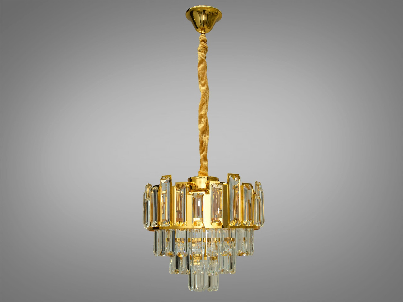 Сучасна кришталева люстра для залу спальні вітальні Diasha 201014-320G