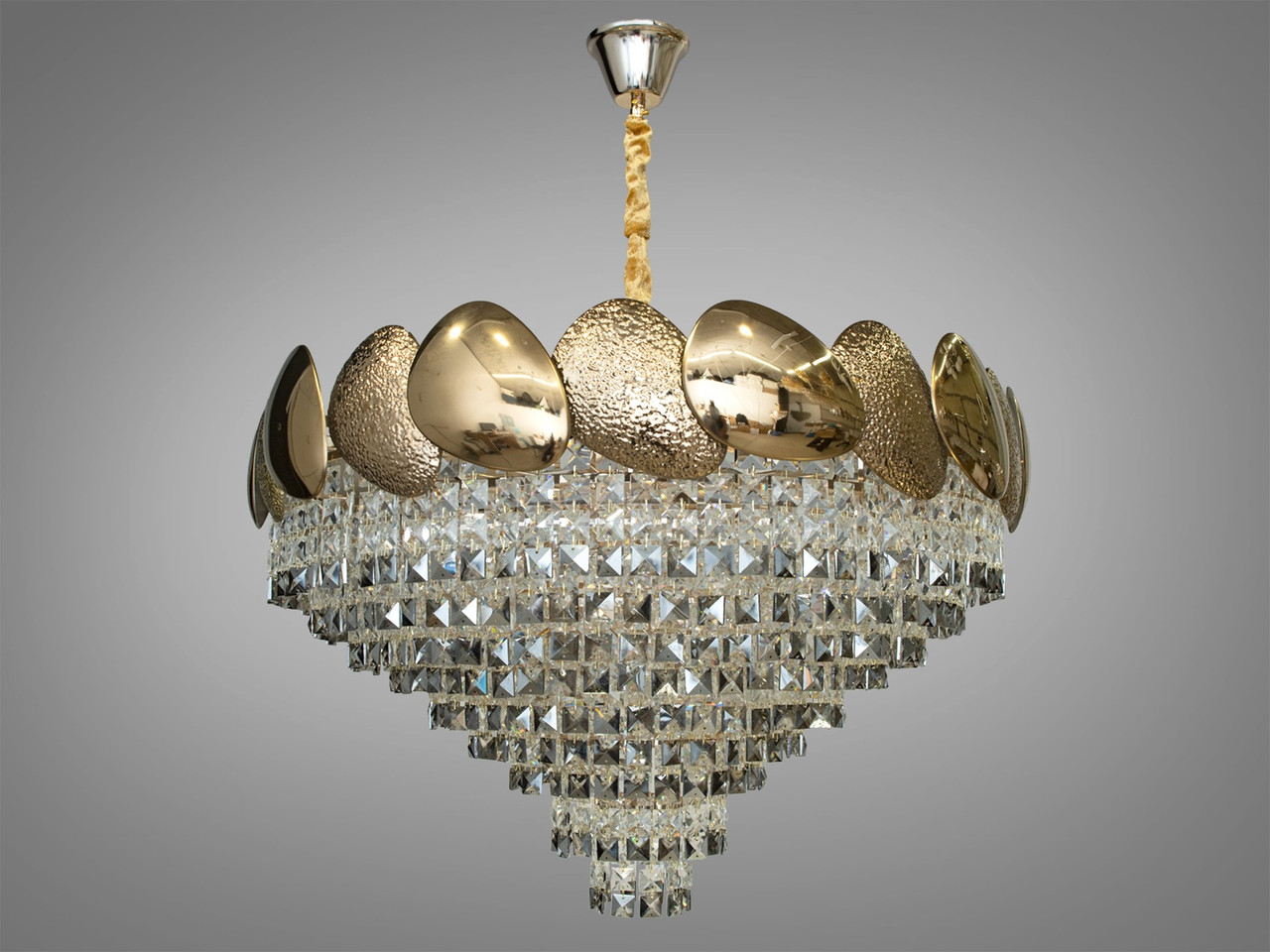 Сучасна кришталева люстра для залу спальні вітальні Diasha 20024-800HR, фото 1