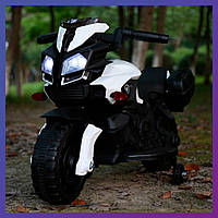 Детский двухколесный электро мотоцикл на аккумуляторе Tilly JC919 для детей 3-8 лет белый