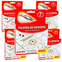 Пастка, ловушка від чешуйниць, сріблянок, лучочниць (5х2шт.) Panko