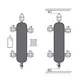 Гідрострелка KOER KR.S1031 2/2 (з воздухоотвод. І дренаж. краном) 1"НР SUS304 (KR2958), фото 2