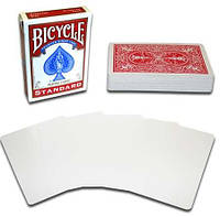Настольная игра United States Playing Card Company Карты для фокусов Bicycle Blank Face (red) (808-02)