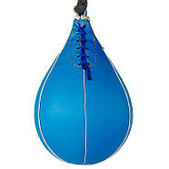 Груша 30x20 см синій боксерська пневматична VELO, фото 5