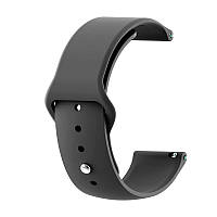 Силиконовый ремешок BeCover для Samsung Galaxy Watch 46mm/Watch 3 45mm/Gear S3 Classic/Gear S3 Frontier Black