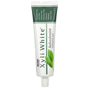 NOW Xyli White Toothpaste Gel 181 g refreshmint