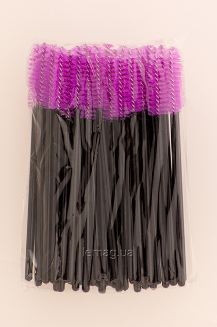 YRE Щіточка+гребінець для брів і вій, упаковка 50 шт, фото 1