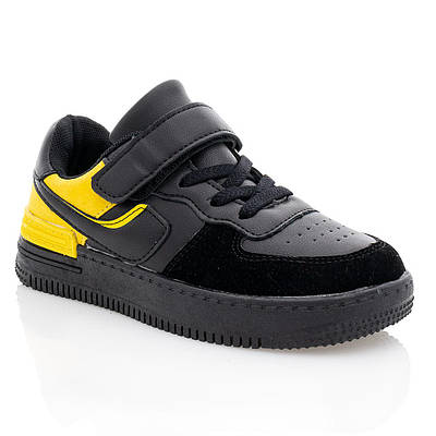 Туфлі для хлопчиків Kimboo 26 чорно-жовті 981607