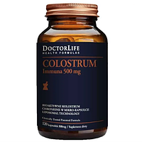 Молозиво Биоактивное 500 мг 90 кап Doctor Life Colostrum Immuna США Доставка из ЕС