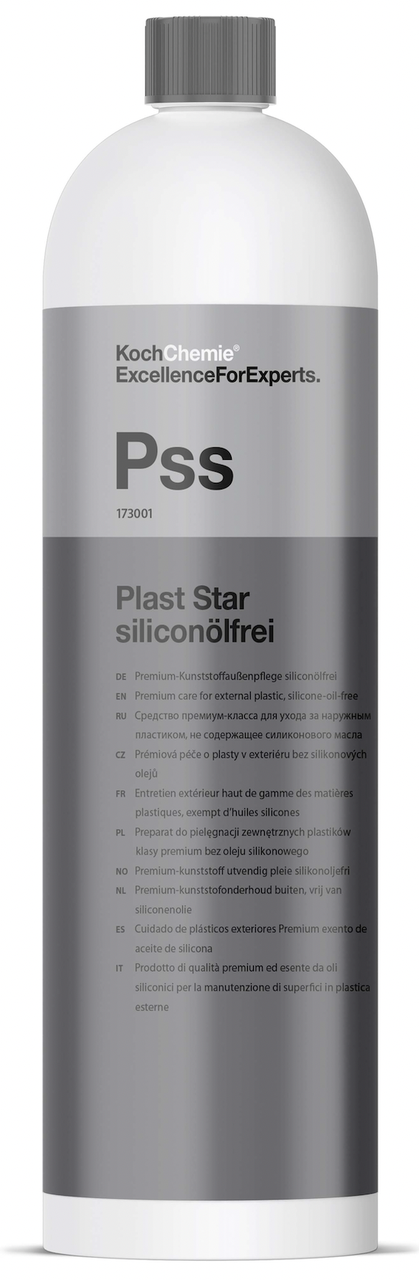 Засіб догляду за зовнішнім пластиком без силікону Koch Chemie Plast Star Siliconölfrei (Pss), 1 л, фото 1