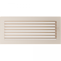 Камінна решітка Решітка кремова з жалюзями 17x37 Kratki