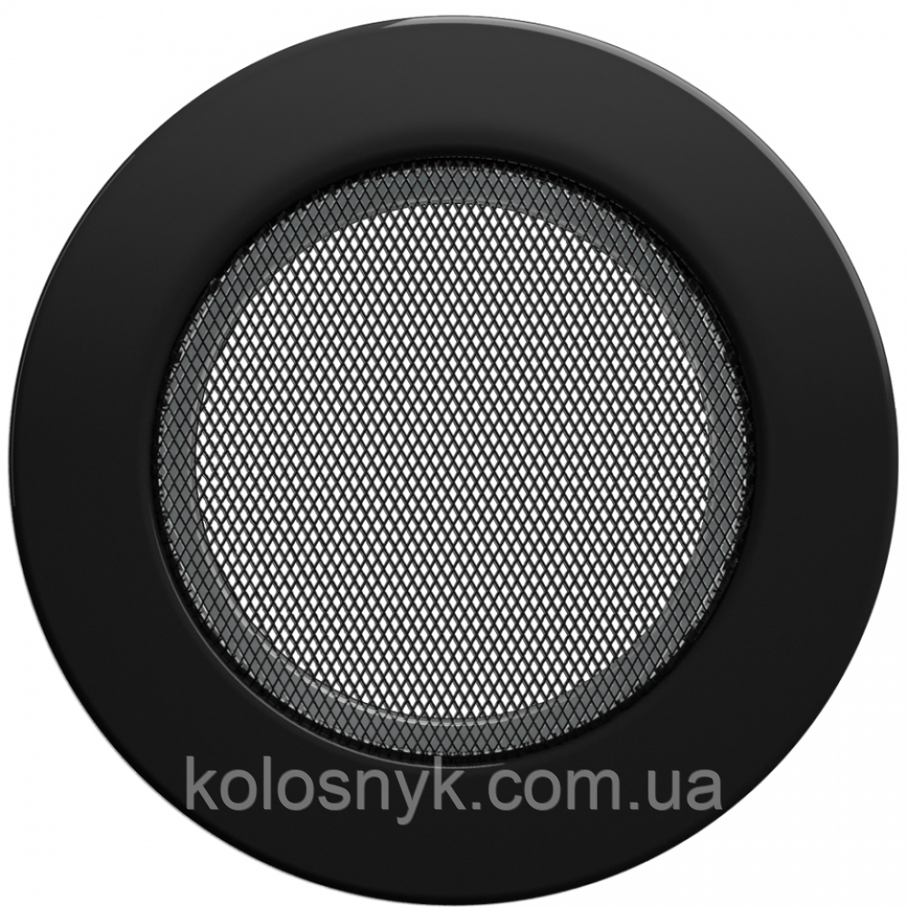 Камінна решітка Решітка кругла чорна Ø 125 Kratki