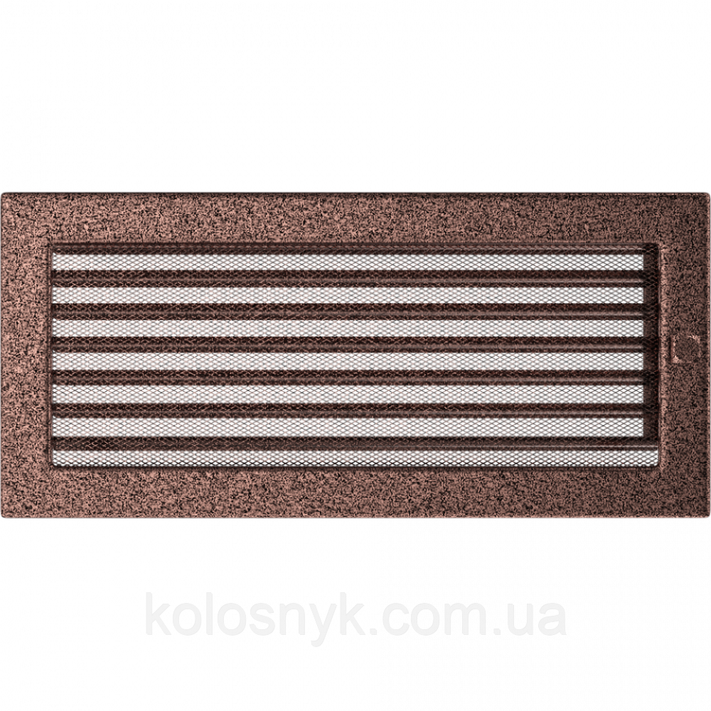Камінна решітка Решітка мідна з жалюзями 17x37 Kratki
