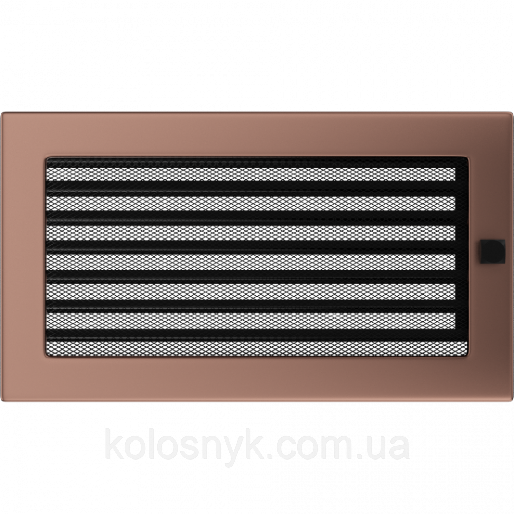 Камінна решітка Решітка мідь гальванічна з жалюзями 17x30 Kratki