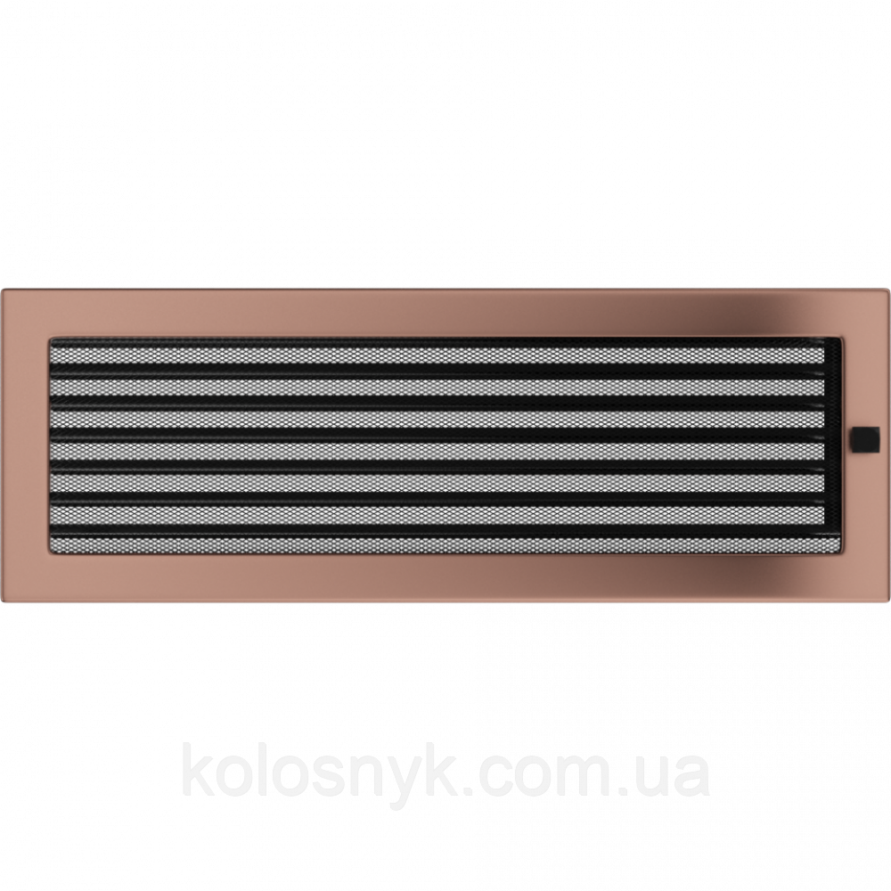 Камінна решітка Решітка мідь гальванічна з жалюзями 17x49 Kratki