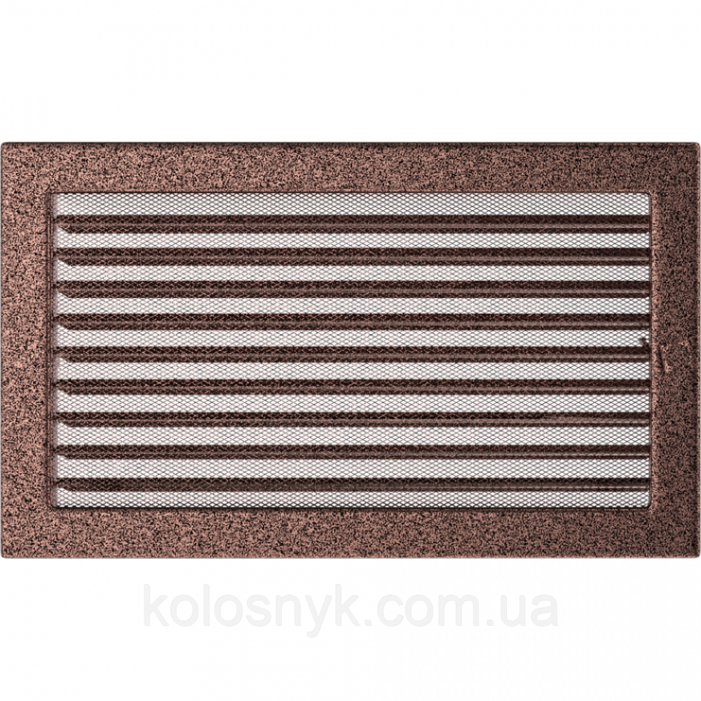 Камінна решітка Решітка мідна з жалюзями 22x37 Kratki