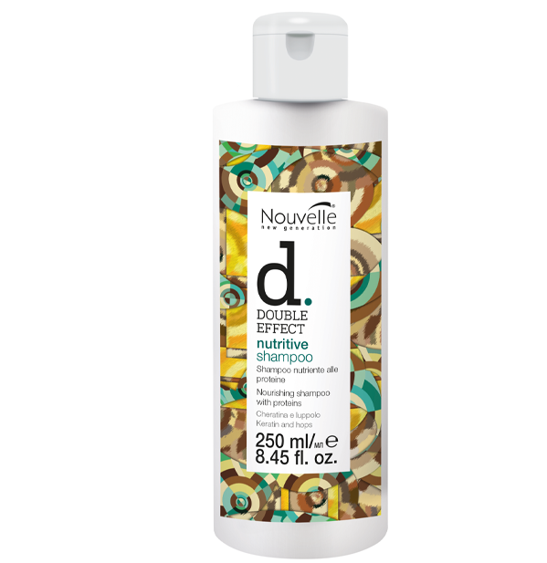 Оживляючий шампунь з кератином та хмелем Nouvelle Nutritive Shampoo 250 мл.