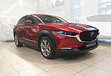 Захисна накладка на задній бампер для Mazda CX-30 2019+ /срібляста нерж.сталь/, фото 8