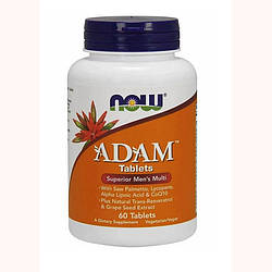 Вітамінний комплекс для чоловіків Adam - 60 табл. NOW FOODS