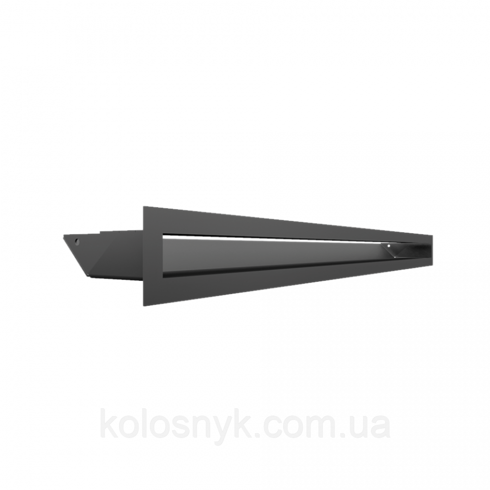 Камінна решітка Решітка LUFT графітова 6x80 Kratki