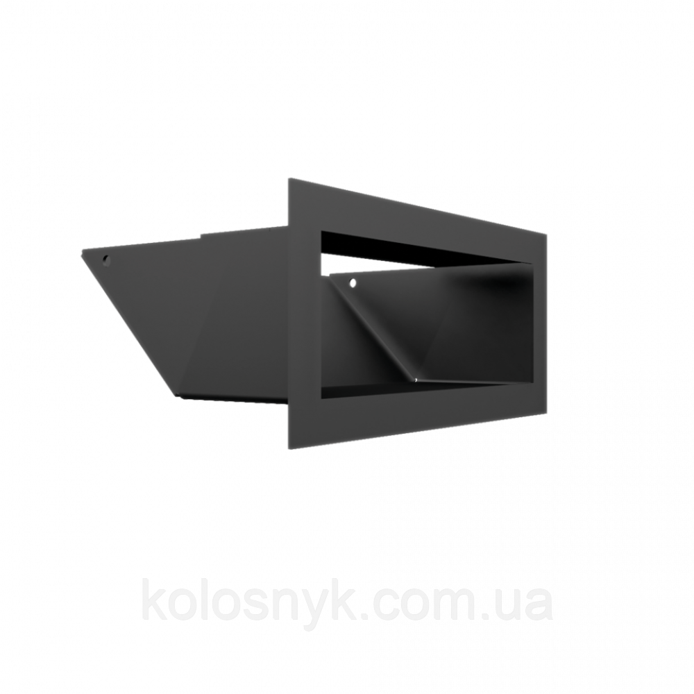 Камінна решітка Решітка LUFT графітова 9x20 Kratki, фото 1