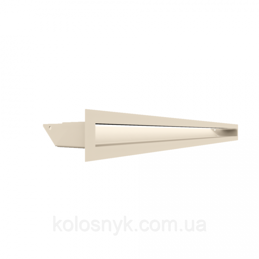 Камінна решітка Решітка LUFT кремова 6x80 Kratki, фото 1