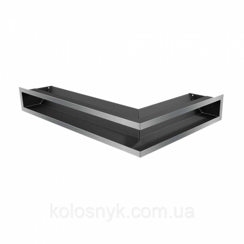 Камінна решітка Решітка LUFT SF кутова ліва шліфована 60x40x9 Kratki