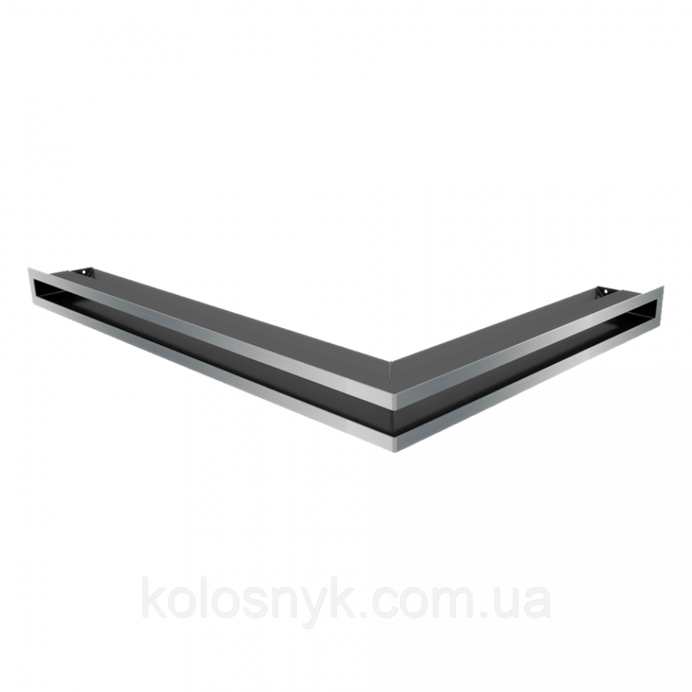 Камінна решітка Решітка LUFT SF кутова ліва шліфована 76,6x54,7x6 Kratki