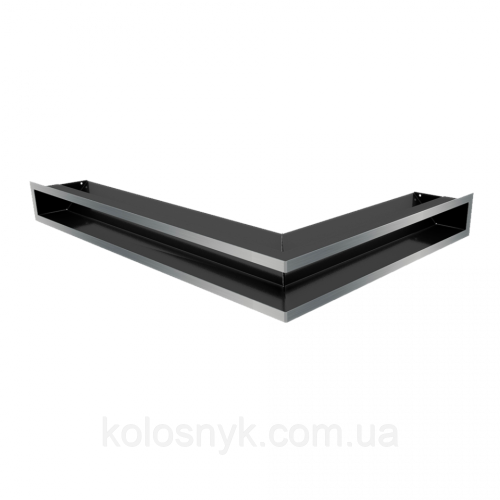 Камінна решітка Решітка LUFT кутова ліва шліфована 76,6x54,7x9 Kratki