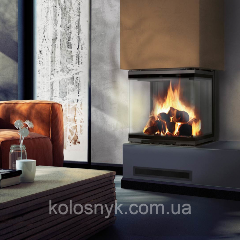 Камінна топка Kratki NBC 8 ліва / права BS гільйотина (8,0 кВт)