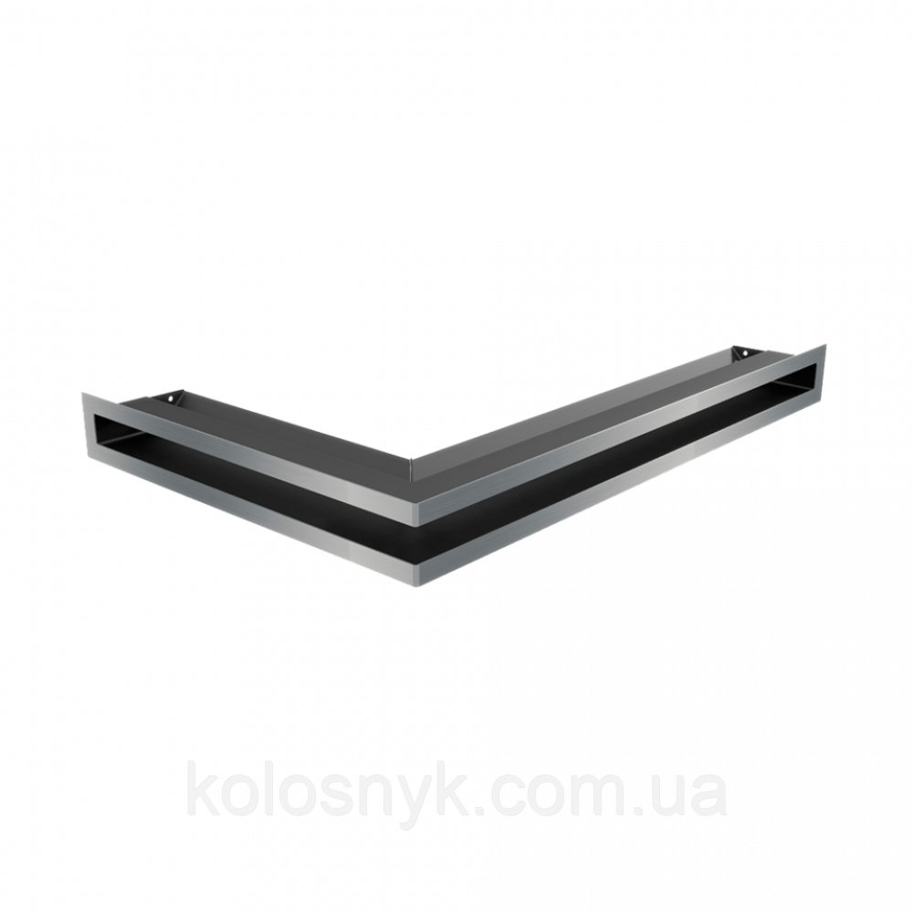 Камінна решітка Решітка LUFT SF кутова права шліфована 40x60x6 Kratki