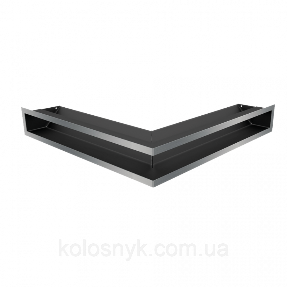 Камінна решітка Решітка LUFT SF кутова шліфована 56x56x9 Kratki