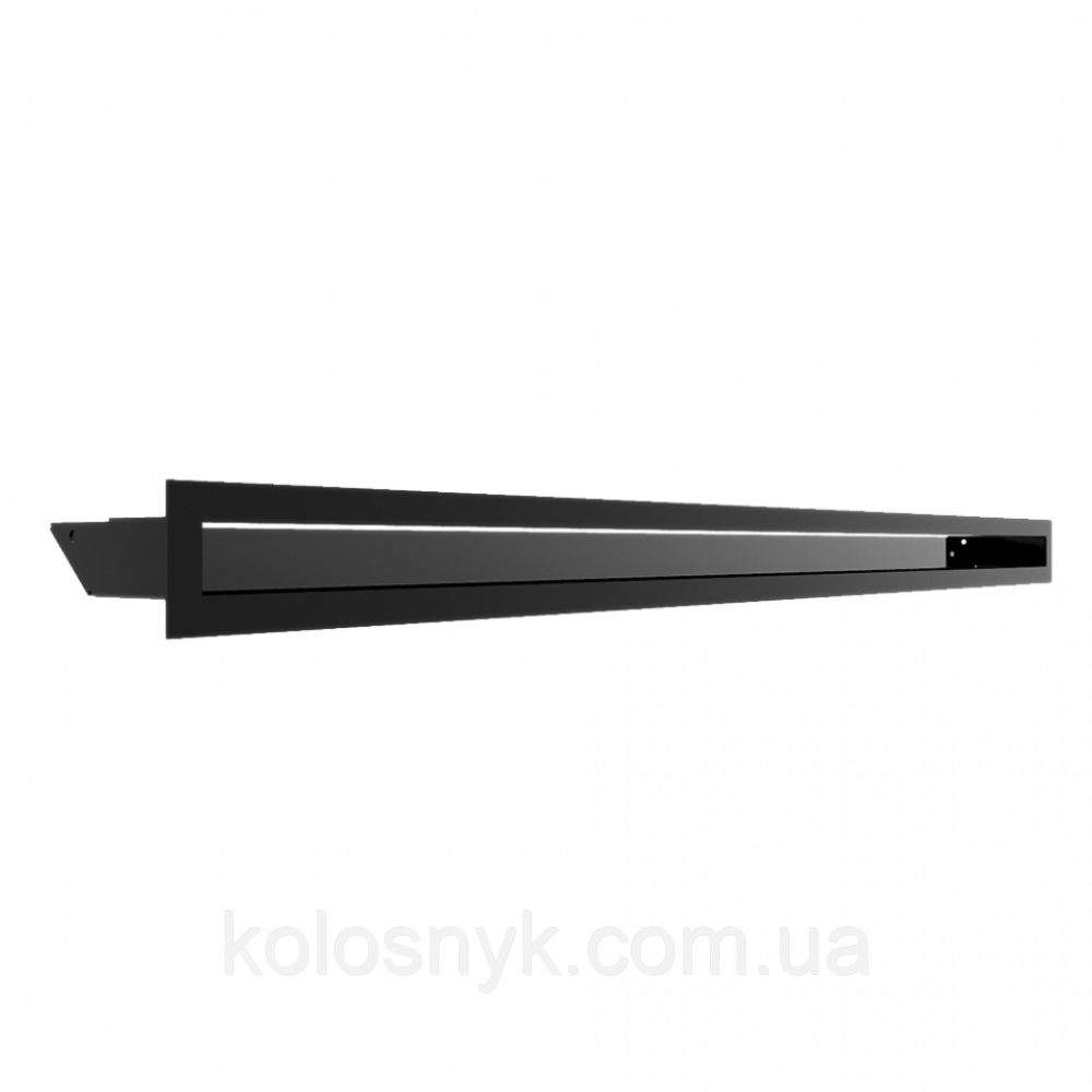 Камінна решітка Решітка LUFT чорна 6x100 Kratki