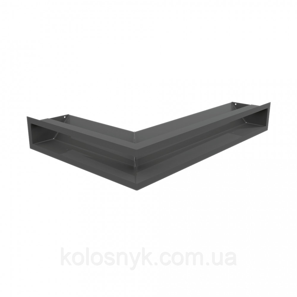 Камінна решітка Решітка LUFT SF кутова права графітова 40x60x9 Kratki