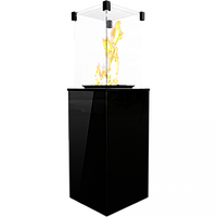 Газовий обігрівач Kratki PATIO скло/чорний ( кВт)