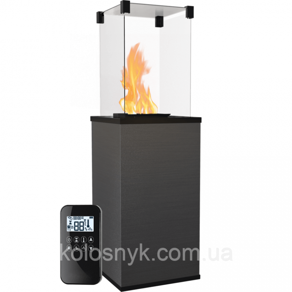 Газовий обігрівач Kratki PATIO керамограніт FILO PECE - пульт (8,2 кВт)