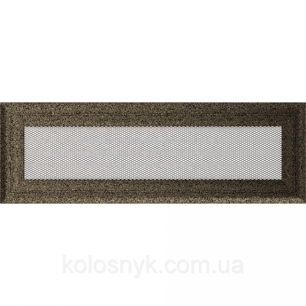 Камінна решітка Решітка Oskar чорно-золота 11x32 Kratki