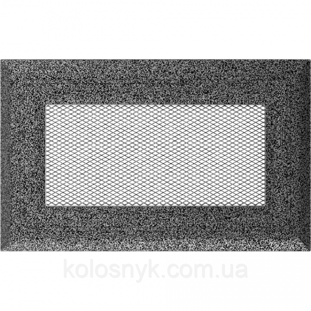 Камінна решітка Решітка Oskar чорно-срібна 11x17 Kratki