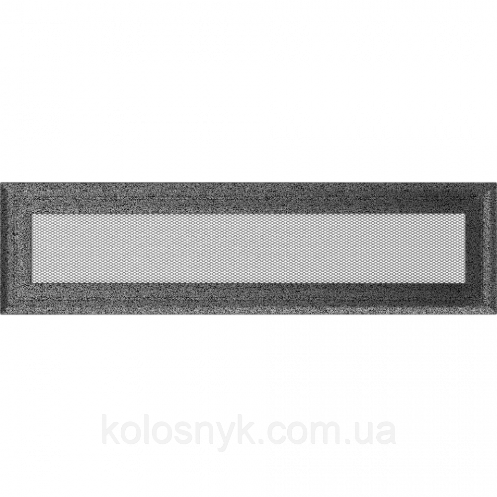 Камінна решітка Решітка Oskar чорно-срібна 11x42 Kratki