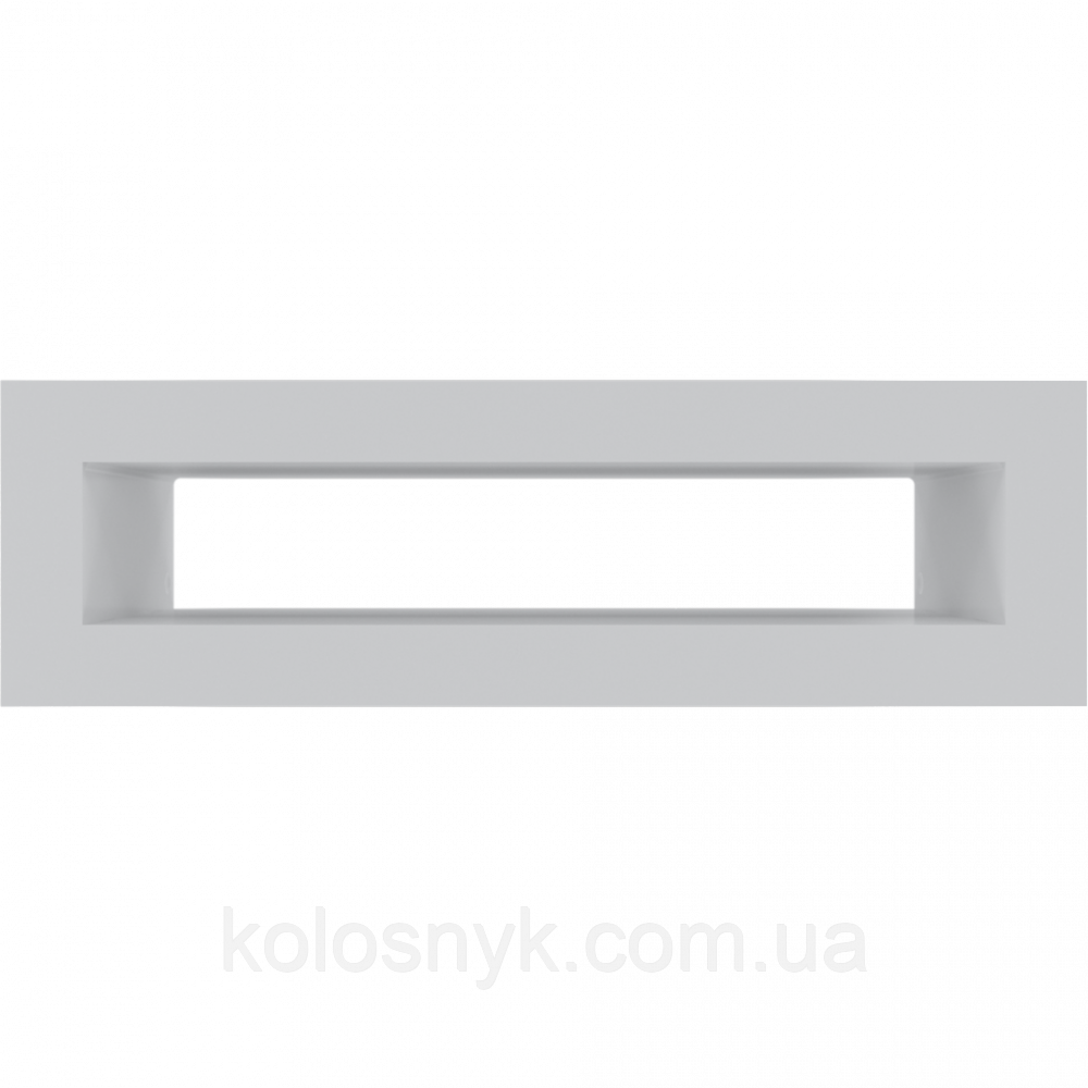 Камінна решітка Решітка TUNEL біла 6x20 Kratki